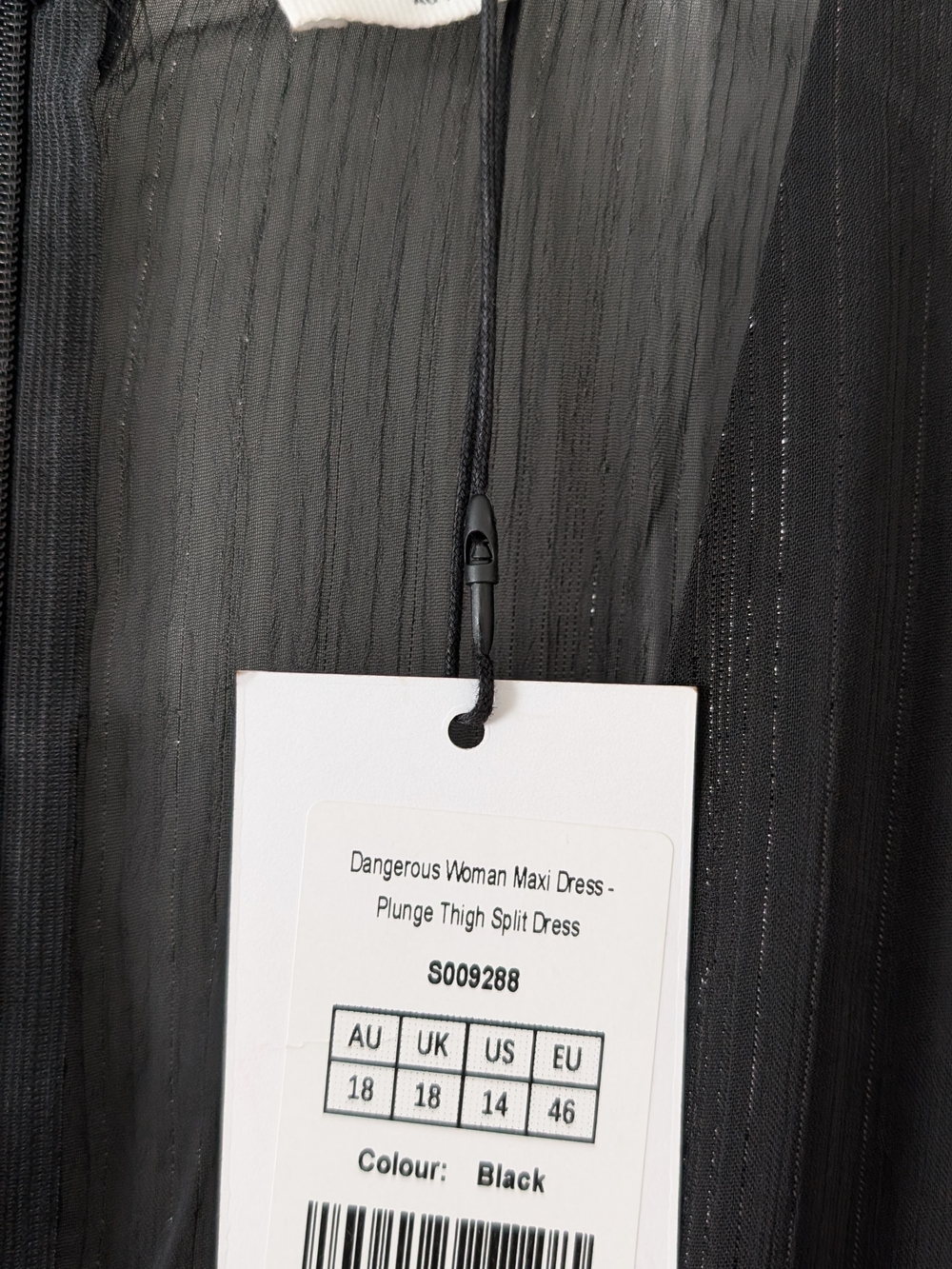 Showpo Dangerous Woman Black Maxi Dress - Picture 7 of 9